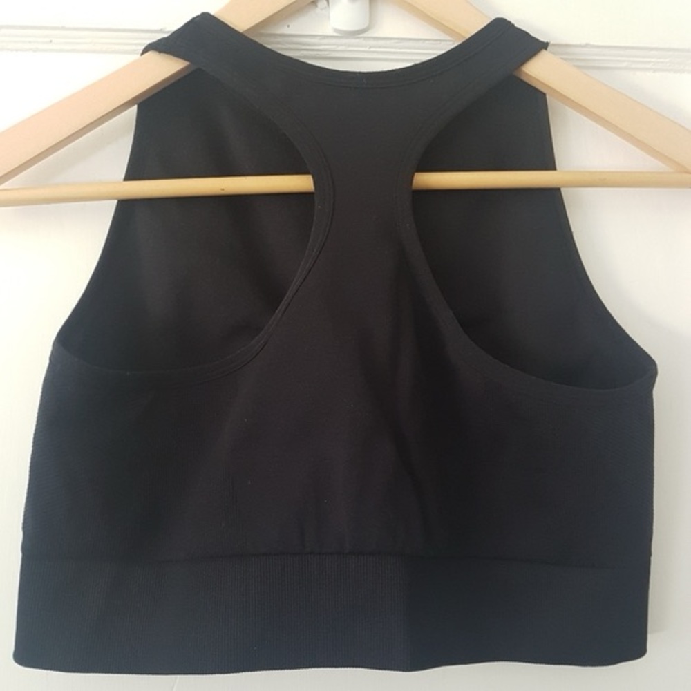 Knix Seamless Racer Back Bra Black Sz L - Picture 7 of 7
